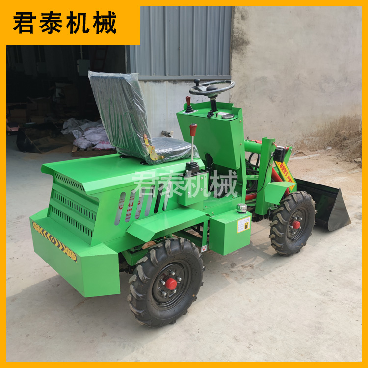 小型电动四驱铲车